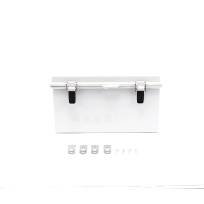 Gabinete de Plástico ABS, Uso en Intemperie ip66 (300 x 300 x 180 mm) Cierre por Broche Inoxidable y Permite Cerrado con Candado y Llave (Perno 5mm) No Incluido - Image 7