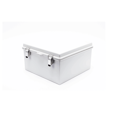 Gabinete de Plástico ABS, Uso en Intemperie ip66 (300 x 300 x 180 mm) Cierre por Broche Inoxidable y Permite Cerrado con Candado y Llave (Perno 5mm) No Incluido - Image 3