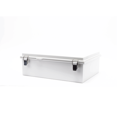 Gabinete de Plástico ABS, Uso en Intemperie IP66 (350 x 460 x 160 mm) Cierre por Broche Inoxidable y Permite Cerrado con Candado y Llave (Perno 5mm) No Incluido - Image 3