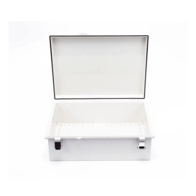 Gabinete de Plástico ABS, Uso en Intemperie IP66 (350 x 460 x 160 mm) Cierre por Broche Inoxidable y Permite Cerrado con Candado y Llave (Perno 5mm) No Incluido - Image 4