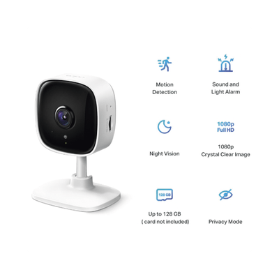 Cámara IP Wi-Fi para hogar, 2 megapixel, audio doble vía, visión nocturna, notificación Push, acepta memoria Micro SD de para grabación. - Image 3