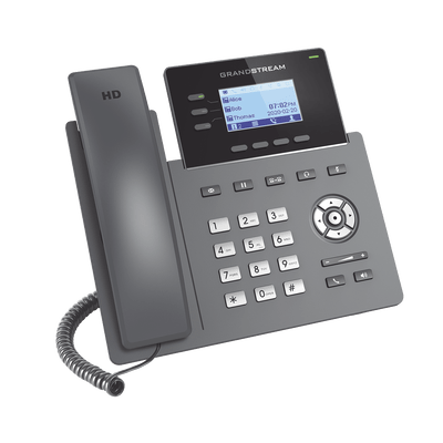 Teléfono IP Grado Operador, 3 líneas SIP con 6 cuentas, puertos Gigabit PoE, codec Opus, IPV4/IPV6 con gestión en la nube GDMS - Image 3