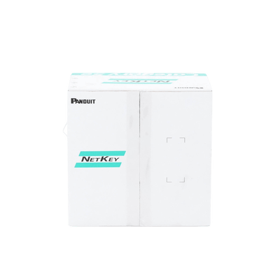 Bobina de Cable UTP 305 m. de Cobre, NetKey, Gris Claro, Categoría 5e (24 AWG), PVC (CM), de 4 pares - Image 2