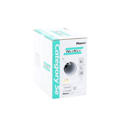 Bobina de Cable UTP 305 m. de Cobre, NetKey, Gris Claro, Categoría 5e (24 AWG), PVC (CM), de 4 pares - Image 4