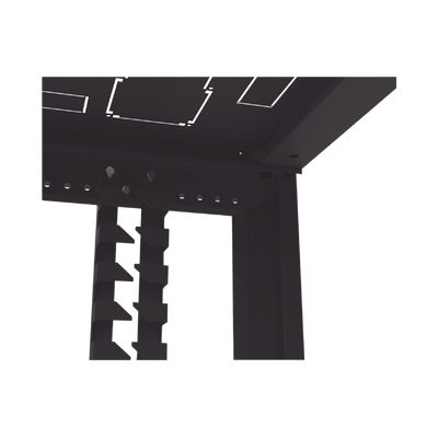 Gabinete para Telecomunicaciones Rack Estándar de 19", 42UR, 600 mm Ancho x 1000 mm Profundidad. Fabricado en Acero, Se envía el Gabinete Armado. - Image 9