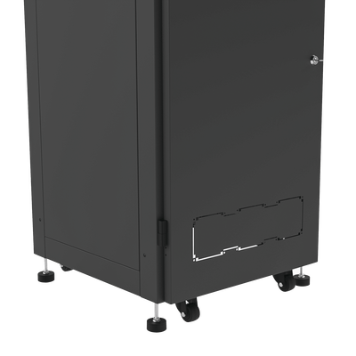 Gabinete Profesional para Telecomunicaciones de 19in, Instalación a Piso, 24UR, 600 mm Profundidad, Se envía el Gabinete Armado. - Image 7