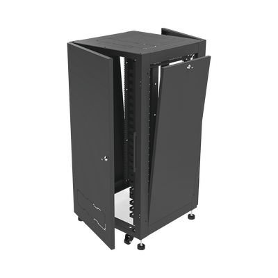 Gabinete Profesional para Telecomunicaciones de 19in, Instalación a Piso, 24UR, 600 mm Profundidad, Se envía el Gabinete Armado. - Image 4