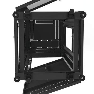 Gabinete Profesional para Telecomunicaciones de 19in, Instalación a Piso, 24UR, 600 mm Profundidad, Se envía el Gabinete Armado. - Image 10