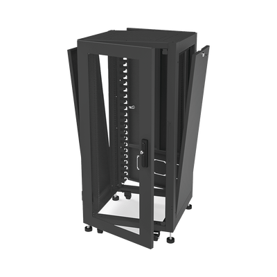 Gabinete Profesional para Telecomunicaciones de 19in, Instalación a Piso, 24UR, 600 mm Profundidad, Se envía el Gabinete Armado. - Image 3
