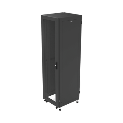 Gabinete para Telecomunicaciones Rack Estándar de 19", 42UR, 600 mm Ancho x 600 mm Profundidad. Fabricado en Acero, Se envía el Gabinete Armado.