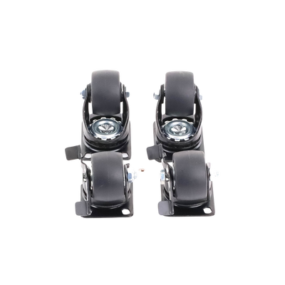 Juego de 4 Ruedas para Gabinetes Linkedpro Terminación R2 (2 con freno, 2 libres) - Image 4