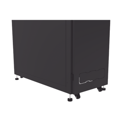 Gabinete Profesional para Telecomunicaciones de 45UR, 1200 mm Profundidad, Incluye 2 Organizadores Verticales de 45 Unidades de Rack, Se envía el Gabinete Armado. - Image 2