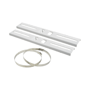 Montaje de Metal para Poste Universal para Gabinetes de Ancho Hasta 30 cm.