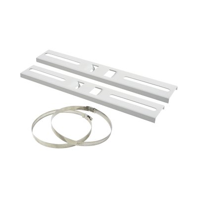 Montaje de Metal para Poste Universal para Gabinetes de Ancho Hasta 30 cm.