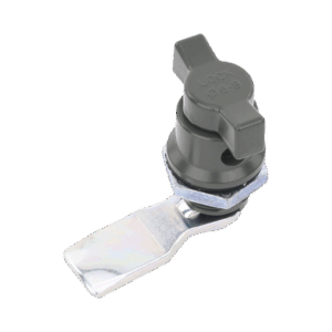 Cerradura de Medio Giro para Gabinetes Línea PST (Acero). Cuenta con Opción para Instalar Candado (no incluido).