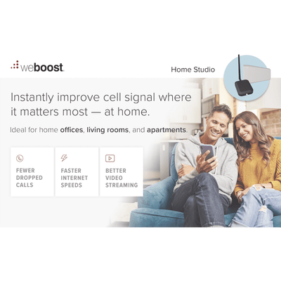 KIT de Amplificador de Señal Celular Home Studio/ Datos 2G, 3G, 4G / Llamadas / Mejora la señal para cubrir 60 m² como una habitación, casa pequeña o departamento. - Image 2