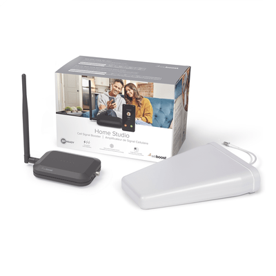 KIT de Amplificador de Señal Celular Home Studio/ Datos 2G, 3G, 4G / Llamadas / Mejora la señal para cubrir 60 m² como una habitación, casa pequeña o departamento.