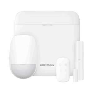(AX PRO) KIT de Alarma AX PRO con GSM (3G/4G) / Incluye: 1 Hub con bateria de respaldo / 1 Sensor PIR / 1 Contacto Magnético / 1 Control Remoto / Wi-Fi / Compatible con Hik-Connect P2P