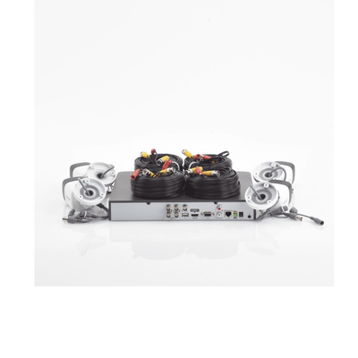 (MICRÓFONO INTEGRADO) KIT TURBOHD 5 Megapixel / DVR 4 Canales / 4 Cámaras Bala con Micrófono Integrado (exterior 2.8 mm) / Fuente de Poder / Accesorios de Instalación - Image 6