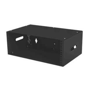 Gabinete para Montaje en Pared liviano, 4 Unidades de rack, Profundidad máxima de trabajo 250 mm, Se envía el Gabinete Armado.