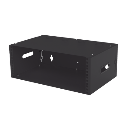 Gabinete para Montaje en Pared liviano, 4 Unidades de rack, Profundidad máxima de trabajo 250 mm, Se envía el Gabinete Armado.