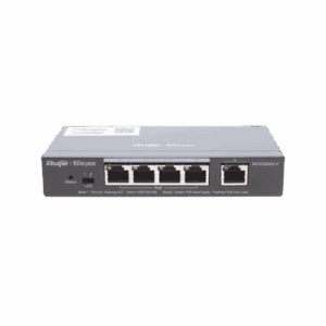 Switch Administrable PoE con 5 puertos Gigabit, 4 PoE 802.3af/at, gestión gratuita desde la nube, 54w