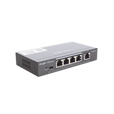 Switch Administrable PoE con 5 puertos Gigabit, 4 PoE 802.3af/at, gestión gratuita desde la nube, 54w - Image 2