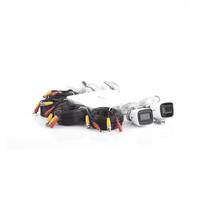 (MICRÓFONO Integrado) Kit TurboHD 1080p Lite / DVR 4 canales / Audio por Coaxitron / 4 Cámaras Bala de Metal con Micrófono Integrado - Image 4
