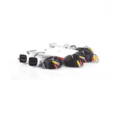 (MICRÓFONO Integrado) Kit TurboHD 1080p Lite / DVR 4 canales / Audio por Coaxitron / 4 Cámaras Bala de Metal con Micrófono Integrado - Image 6