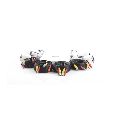 (MICRÓFONO Integrado) Kit TurboHD 1080p Lite / DVR 4 canales / Audio por Coaxitron / 4 Cámaras Bala de Metal con Micrófono Integrado - Image 3