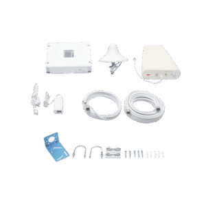 Kit Amplificador de Señal Celular 5G, 4G, 3G, VoLTE y Voz convencional. Funciona con Todos los Operadores. Soporta Múltiples Dispositivos y Tecnologías. Hasta 900 m² de Cobertura