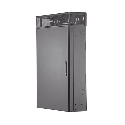 Gabinete de Montaje en Pared TrueEdge™, Con 3 UR para Equipo Activo y 3 UR para Paneles de Parcheo, Fabricado en Acero, Color Negro - Image 2