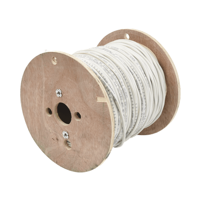Carrete de 152 Metros de Cable / 2 x 16 AWG / BLINDADO / PLENUM / Color Blanco / Para Aplicaciones de Audio, Seguridad y Control - Image 3