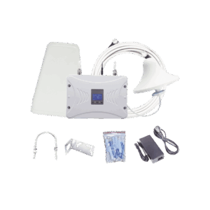 Kit Amplificador de Señal Celular 4G LTE, 3G y Voz. Funciona con Todos los Operadores. Soporta Múltiples Dispositivos y Tecnologías. Hasta 900 m² de Cobertura