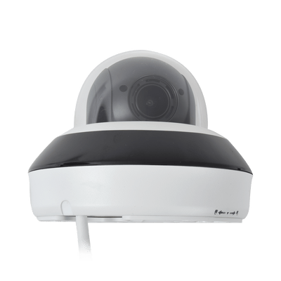 Mini Domo PTZ IP 4 Megapixel / 4X Zoom / H.265+ / 20 mts IR EXIR / WDR 120dB / PoE / IK10 / Exterior IP66 / Ultra Baja Iluminación / Micrófono Integrado / PoE - Image 4