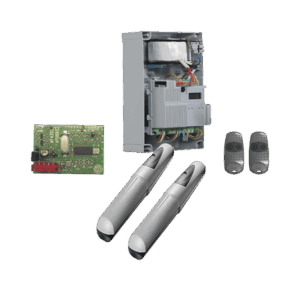 Kit de operadores AXO 5024 Para puertas Abatibles de hasta 5 Metros y 400 Kg de peso por hoja