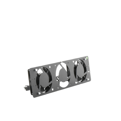 Kit de 2 Ventiladores 110 Vca (12 x 12 cm) con Clavija para Gabinete de Piso - Image 2