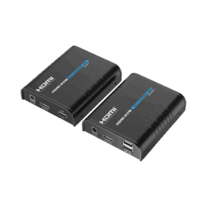 Kit extensor KVM (HDMI y USB) hasta 120 metros / Resolución 1080P @ 60 Hz / Soporta STP y UTP CAT6 /  Soporta Switch Gigabit para control KVM múltiple / Soporta hasta 253 receptores / Transmite el Video y Controla tu DVR vía USB
