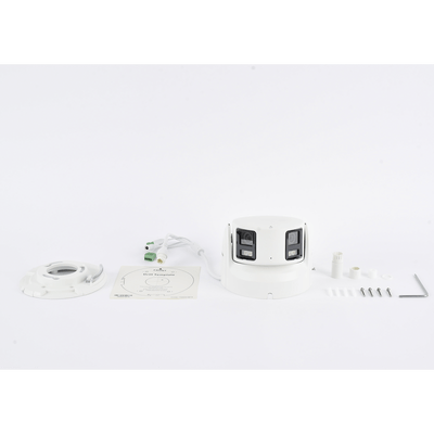 [ PROTECCIÓN ACTIVA ] Turret IP Panorámica 8 Megapíxel / 2 Lentes 4 mm (180°) / Imagen a Color 24/7 (ColorVu) / PoE / WDR 130° / IP67 / ACUSENSE / Luz Estroboscópica y Alarma Audible / 30 mts Luz Blanca / Micro SD - Image 5