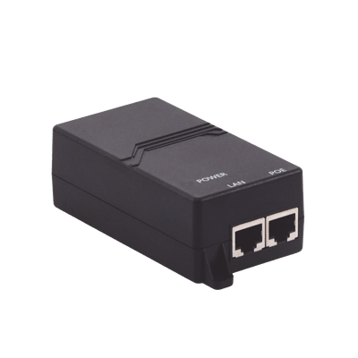 Inyector PoE Pasivo 48vcc Gigabit para APs Grandstream hasta 24W GWN7605, GWN7605LR, GWN7615, GWN7630, GWN7630LR, GWN7660, GWN7660LR y GWN7664.