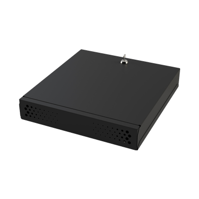 Gabinete Metálico de Seguridad para DVR/NVR, Ancho 396 mm x 78 mm de Alto x
