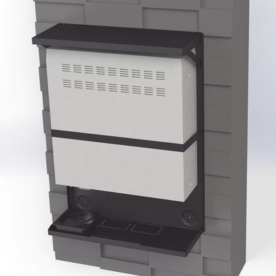 Gabinete Metálico para DVR/NVR con Chapa y llave. - Image 3