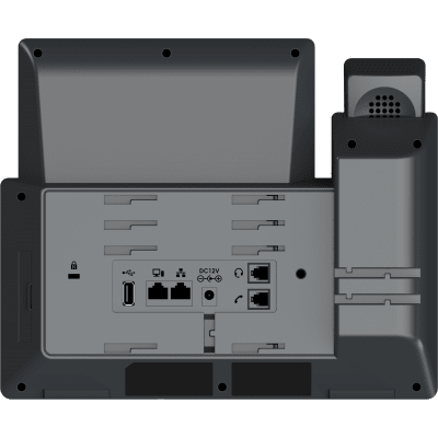 Teléfono IP Wi-Fi, Grado Operador, 12 líneas SIP con 6 cuentas, pantalla táctil  7", puertos Gigabit, Bluetooth, PoE, codec Opus, IPV4/IPV6 con gestión en la nube GDMS - Image 3
