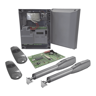 Kit de Operadores para Puertas Abatibles de hasta 3 Metros y 400 Kg ATS 3024 / Uso Intensivo