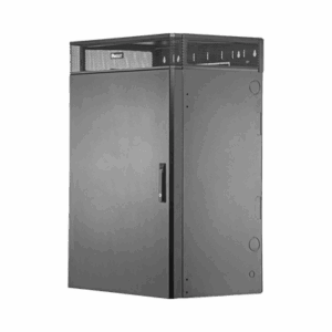 Gabinete de Montaje en Pared TrueEdge™, Con 9 UR para Equipo Activo y 9 UR para Paneles de Parcheo, Fabricado en Acero, Color Negro