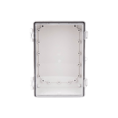 Gabinete Plástico ABS, Puerta Transparente, Uso en Intemperie IP66 (190 x 290 x 140 mm) cierre por Broche Inoxidable y Permite Cerrado con Candado y Llave (Perno 5mm) No Incluido - Image 3