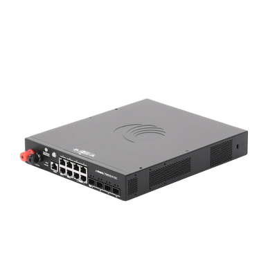 Switch cnMatrix WISP TX1012-DC-P de 8 puertos PoE y 4 SFP+, 170 W PoE Budget, Capa 2, gestión gratuita desde la nube, para corriente directa - Image 3