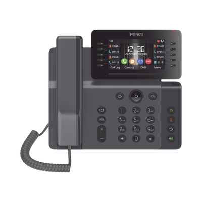 Teléfono IP Empresarial Esencial WiFi / Bluetooth, 20 líneas SIP, pantalla a color 4.3" ajustable, PoE, puertos Gigabit, conferencia local de 6 vías.