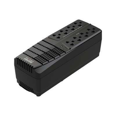 Regulador de Voltaje 1000 VA-500 W /  4 Contactos con AVR / 4 Contactos con Supresor de Picos / Protección RJ11 - Image 2