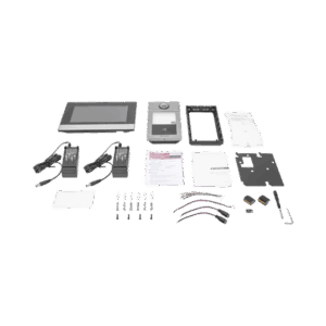 Kit de Videoportero IP PoE Estandar con llamada a App de Smartphone (Hik-Connect) / Apertura con Tarjeta MIFARE / Frente de calle IK08 & IP65 / Soporta 2 puertas